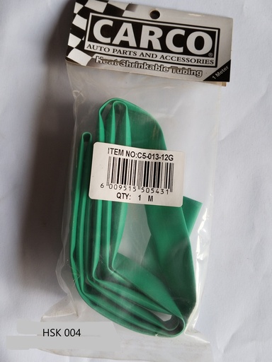 [HSK 004] Heat Shrink 12mm Green