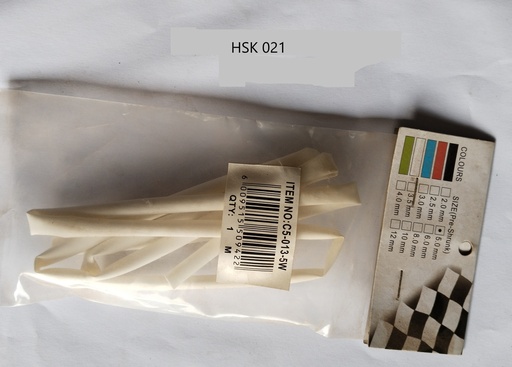[HSK 021] Heat Shrink 5mm White
