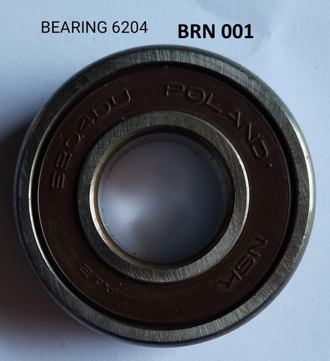 [BRN 001] Bearing 6204-2RS